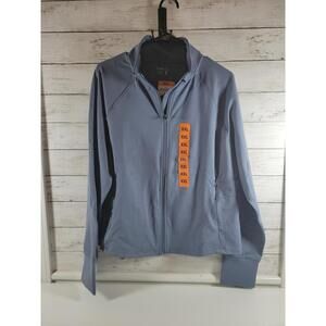Jockey Women’s Tulip Hem Yoga Jacket Gray XXL NEW Activewear